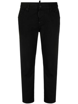 DSQUARED2 jean court à taille basse - Noir