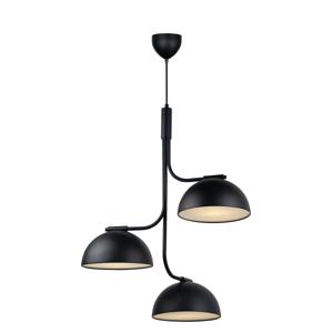 Hanglamp kappen zwart 'Tullio' E14 fitting metaal design 600mm DFTP