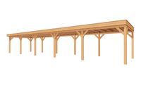 Buitenverblijf SUBLIME Plat dak - 1500x350 cm- Plat dak- - YARD Outdoor