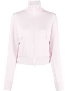 Courrèges veste crop à fermeture zippée - Rose