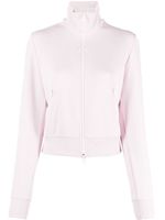 Courrèges veste crop à fermeture zippée - Rose