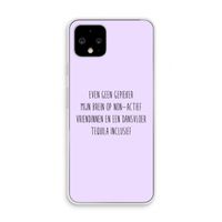 Tequila: Pixel 4 Transparant Hoesje