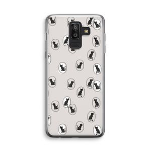 Miauw: Samsung Galaxy J8 (2018) Transparant Hoesje