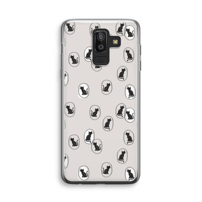 Miauw: Samsung Galaxy J8 (2018) Transparant Hoesje