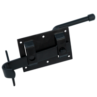 Boerenklinkstel zwart.