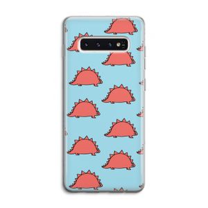 Dinosawrr: Samsung Galaxy S10 4G Transparant Hoesje