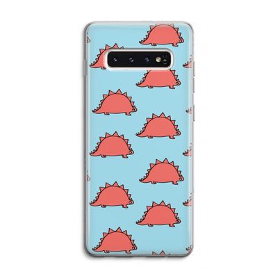 Dinosawrr: Samsung Galaxy S10 4G Transparant Hoesje