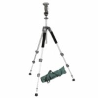 Walimex WAL-6702 Tripod 1/4 inch, 3/8 inch Werkhoogte: 60 - 156 cm Zilver Incl. tas, Kogelkop