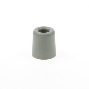 Deurbuffer / deurstopper - 2x - grijs - rubber - 35 x 30 mm - deurstop