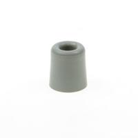 Deurbuffer / deurstopper - 2x - grijs - rubber - 35 x 30 mm - deurstop