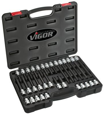 VIGOR Screwdriver insert sort. torx 32tlg.