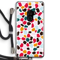 Colored Giraffe: Xiaomi Mi Mix 2 Transparant Hoesje met koord