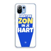 Laat de zon in je hart: Xiaomi Mi 11 Lite Transparant Hoesje