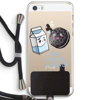 Best Friend Forever: iPhone 5 / 5S / SE Transparant Hoesje met koord