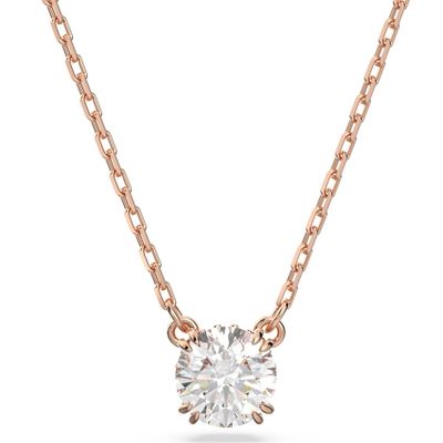 Swarovski 5636710 Ketting Constella rosekleurig-wit 38-42 cm
