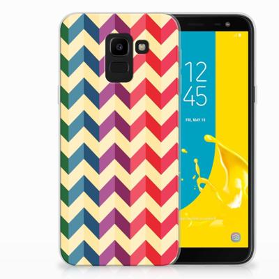 Samsung Galaxy J6 2018 | TPU bumper | Zigzag Multi Color Samsung Galaxy J6 2018 | TPU bumper | Zigzag Multi Color