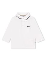 BOSS Kidswear polo à logo imprimé - Blanc