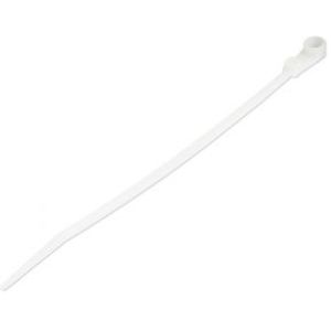 StarTech.com CBMZTS10N6 kabelbinder Losmaakbare kabelbinder Nylon, Kunststof Wit 100 stuk(s)