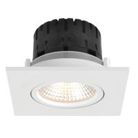 Artdelight Vierkante inbouwspotAustin wit - DL 24077 WI