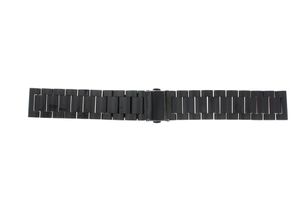 Horlogeband Universeel SSB0003B-18 Roestvrij staal (RVS) Zwart 18mm