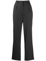 Prada pantalon droit à taille haute - Gris