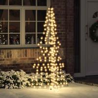 VidaXL Kerstboom met 240 led warmwit 180 cm rattan
