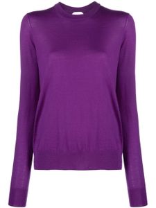 Zadig&Voltaire pull en maille fine Emma à dos ouvert - Violet