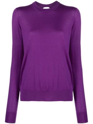Zadig&Voltaire pull en maille fine Emma à dos ouvert - Violet