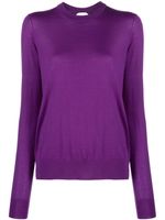 Zadig&Voltaire pull en maille fine Emma à dos ouvert - Violet