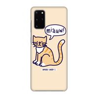 Miauw: Volledig geprint Samsung Galaxy S20 Plus Hoesje