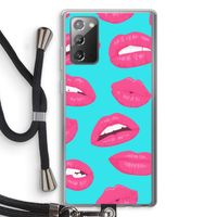 Bite my lip: Samsung Galaxy Note 20 / Note 20 5G Transparant Hoesje met koord
