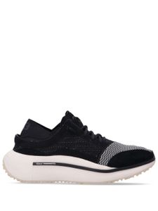 Y-3 baskets Qisan en maille - Noir