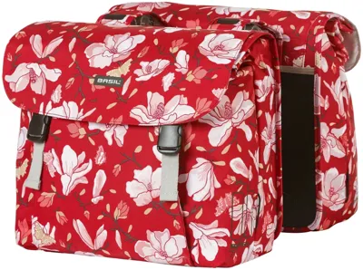 Dubbele fietstas Basil Magnolia 35 Liter - Poppy Red