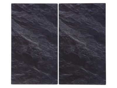 SILVERCREST Set van 2 kookplaat afdekplaten (Leisteen)