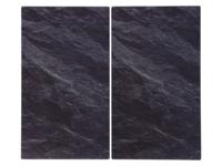 SILVERCREST Set van 2 kookplaat afdekplaten (Leisteen)