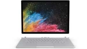 Microsoft Surface Book 2 i7-8650U Hybride (2-in-1) 38,1 cm (15") Touchscreen Intel® Core™ i7 16 GB LPDDR3-SDRAM 256 GB SSD NVIDIA® GeForce® GTX 1060 Wi-Fi 5 (802.11ac) Windows 10 Pro Zilver