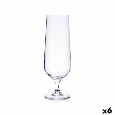 Fluitglas Bohemia Crystal Premiere Pils Transparant Glas 380 ml Bier (6 Stuks)