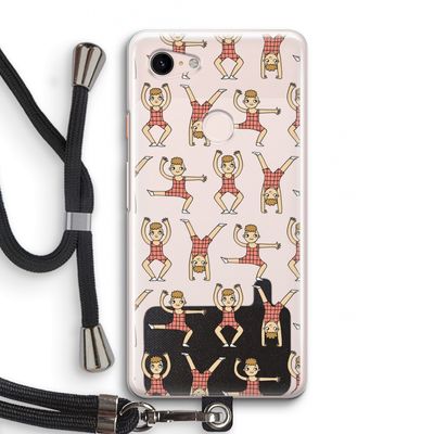 Gymboys: Pixel 3 Transparant Hoesje met koord