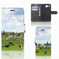 Acer Liquid Z520 Telefoonhoesje met Pasjes Koeien - thumbnail
