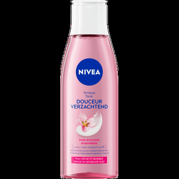 NIVEA Verzachtende Tonic 200ml Reinigingstonic Toner Gezichtsreiniger Droge en gevoelige huid Amandelolie en Hydramine bij Jumbo