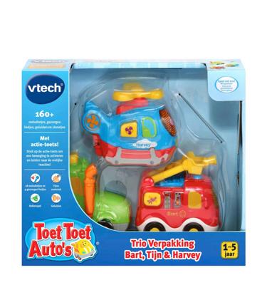 Vtech toet toet auto&apos;s bart tijn en harvey 3 in 1 set