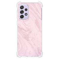 Samsung Galaxy A33 Anti-Shock Hoesje Marble Pink - Origineel Cadeau Vriendin