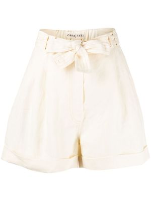 casa raki short Clementina en lin - Tons neutres