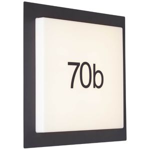 Brilliant Huisnummerlamp Sten zwart G96503/75