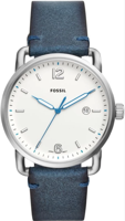 Horlogeband Fossil FS5432 Leder Blauw 22mm - thumbnail