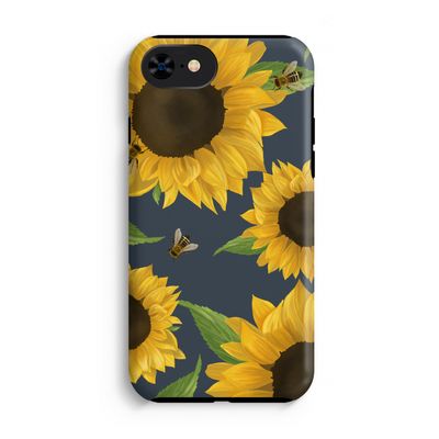 Sunflower and bees: iPhone SE 2020 Tough Case