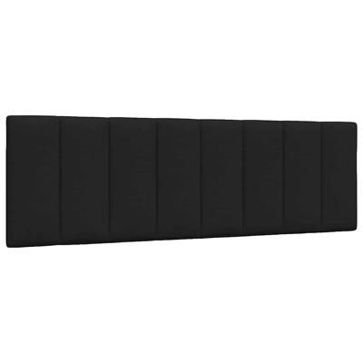 Hoofdbordkussen "Hanko" 160 cm stof zwart