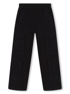 Marc Jacobs Kids pantalon cargo à patch logo - Noir