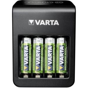 Varta LCD Pug Charger+ incl. 4 accu's 2100 mAh AA