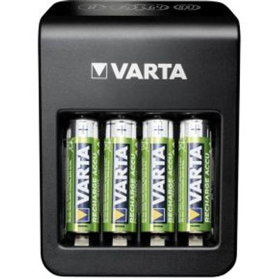Varta LCD Pug Charger+ incl. 4 accu's 2100 mAh AA